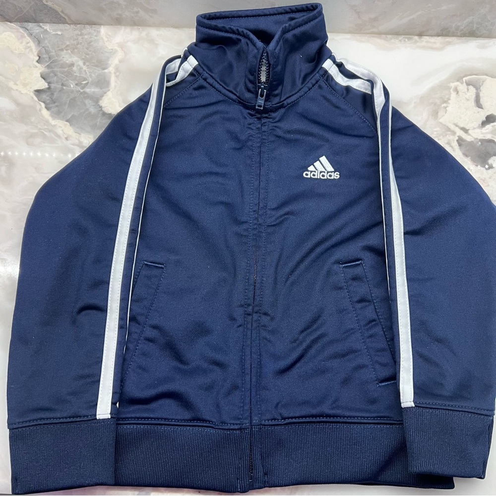 Adidas boy 3T athletic blue jacket